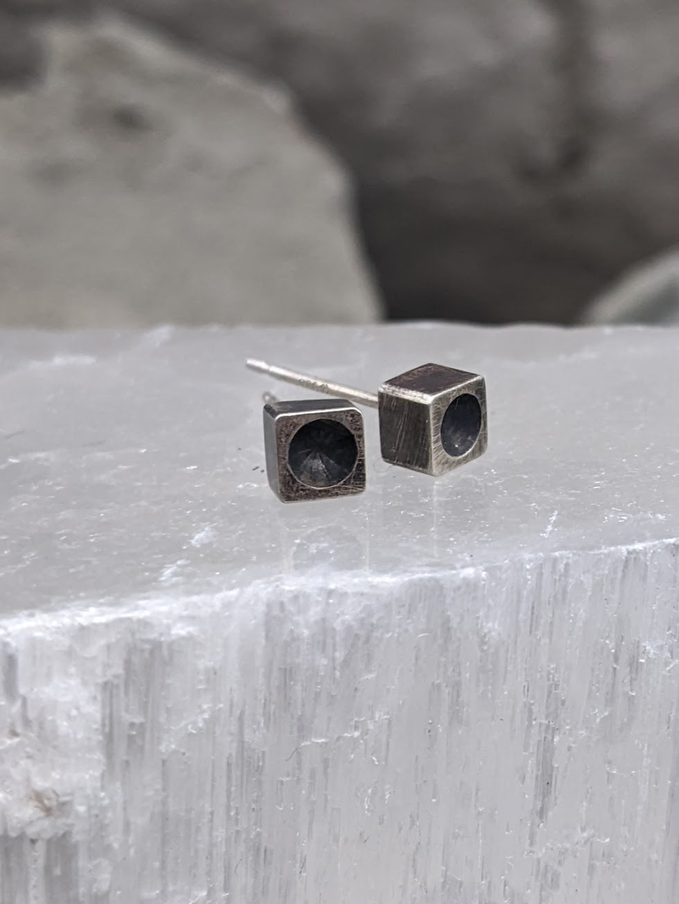 Square Void Earrings